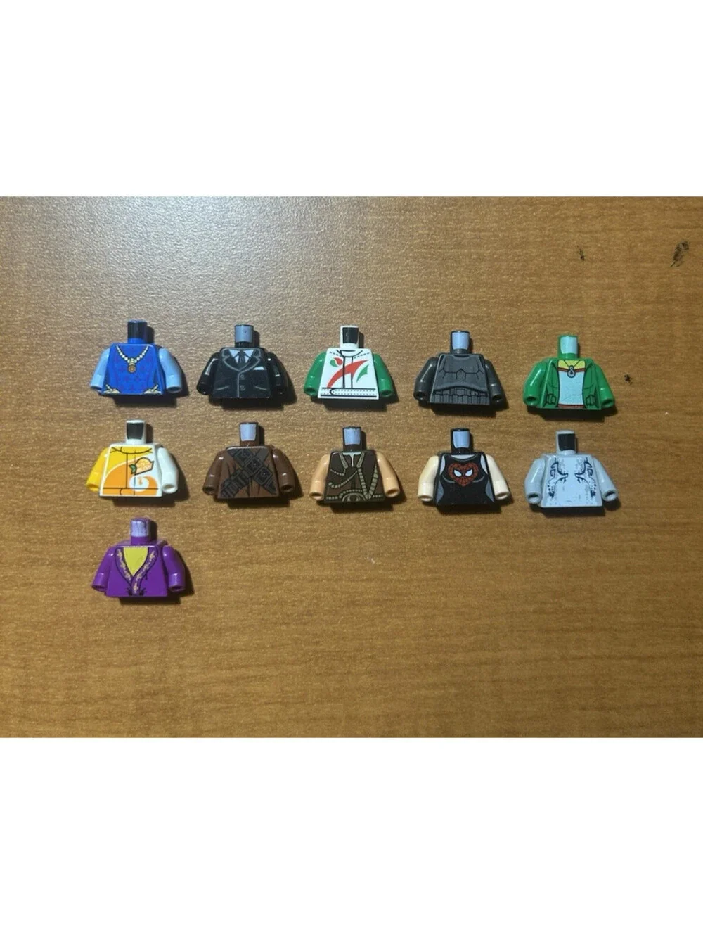 LEGO Minifigure Parts Lot Heads Torsos Legs Mixed Characters